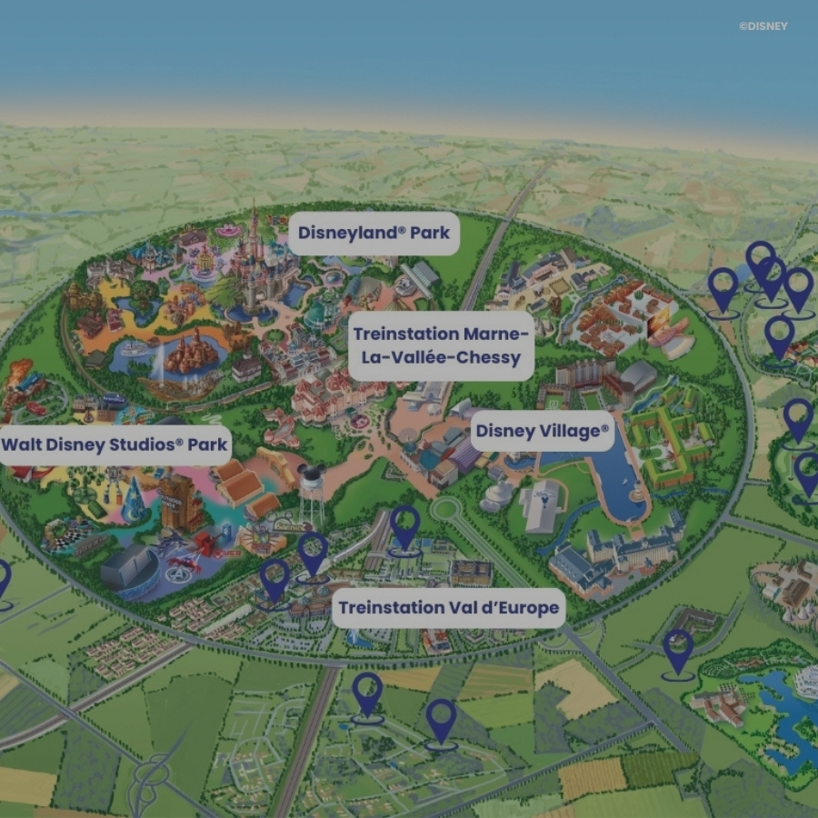 Overzicht hotels rondom Disneyland Parijs