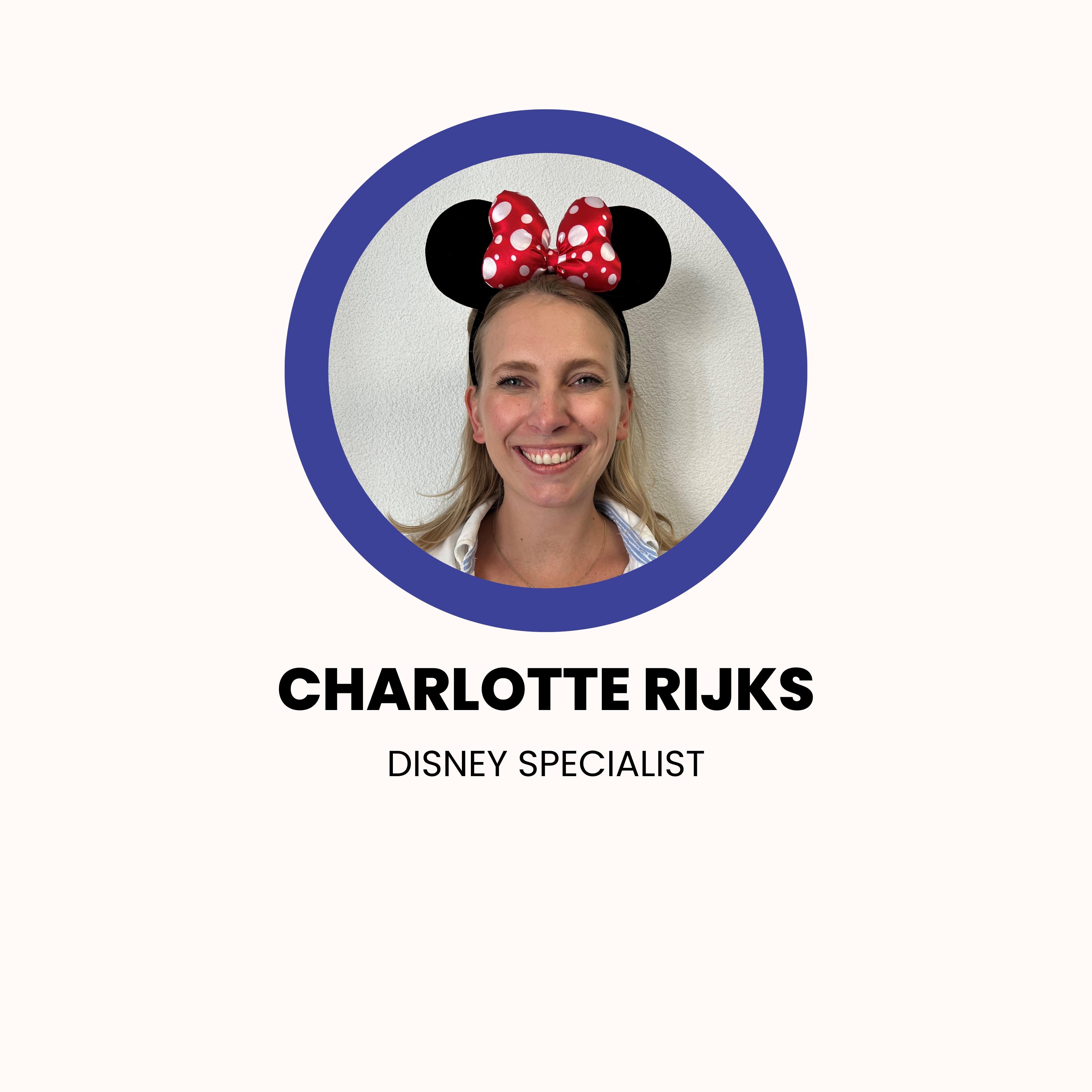 Disney specialist Charlotte van C&O Travel