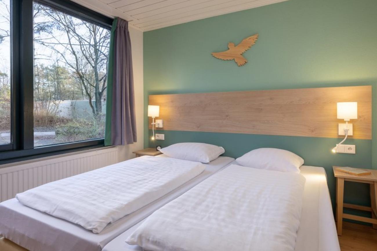 Tweepersoons slaapkamer Center Parcs Meerdal