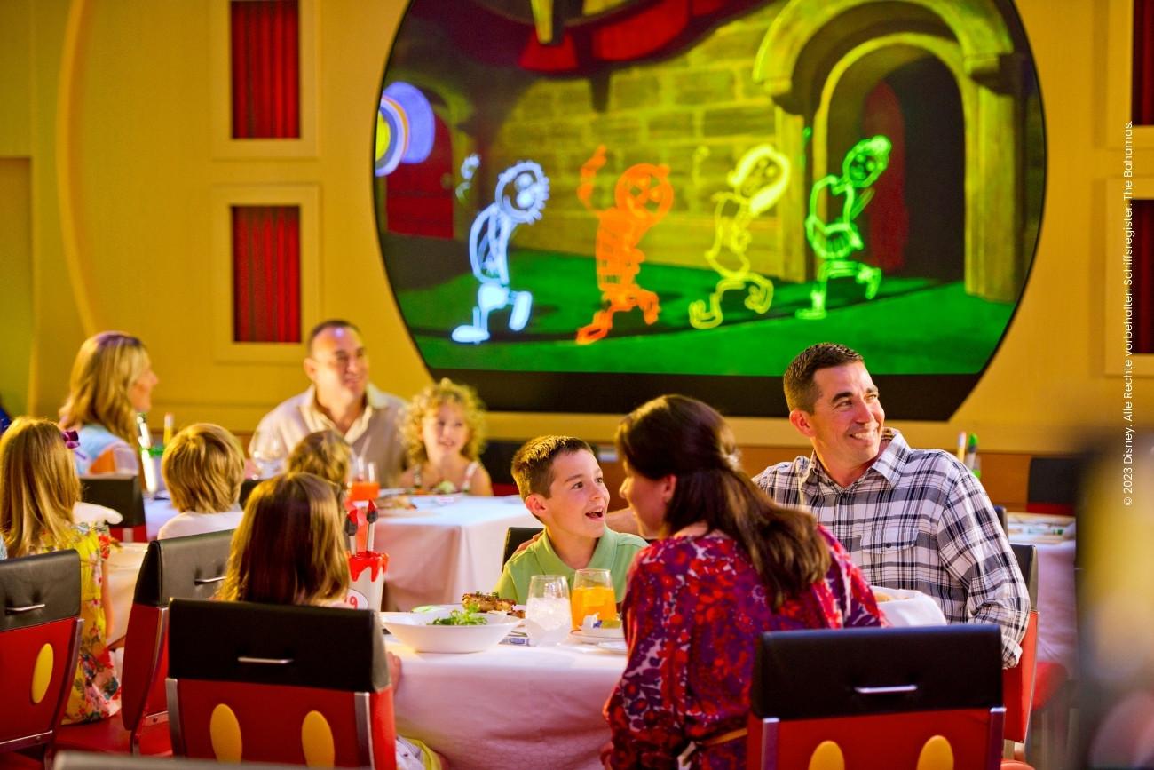 Mickey Mouse restaurant Disney Cruise Line Fantasy