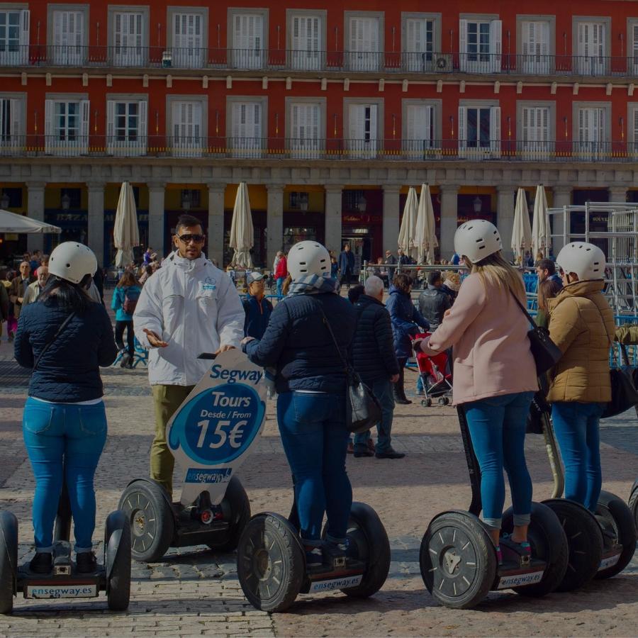 Rondrit per Segway door Madrid groepsreis