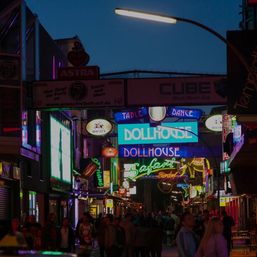 De Reeperbahn, populairste groepsactiviteit Hamburg