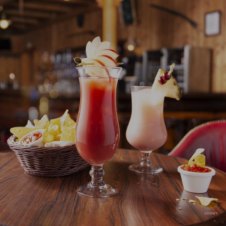 Cocktails met nachos bar Davy Crockett Ranch