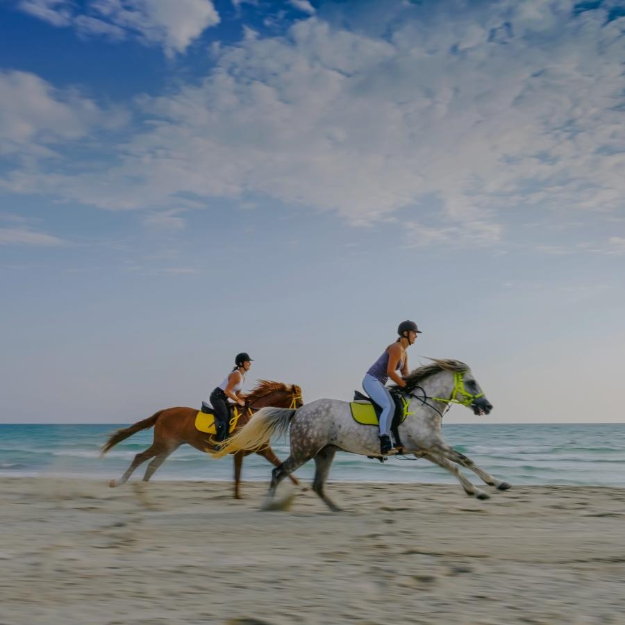 Reiten am Strand